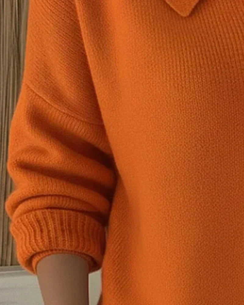 Vivian - Shirt Collar Knit Cardigan - view 6