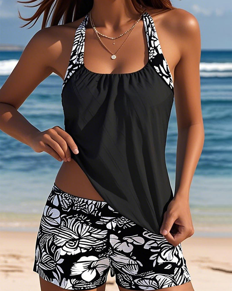 Alice | Tankini Set with Swim Shorts - view 5