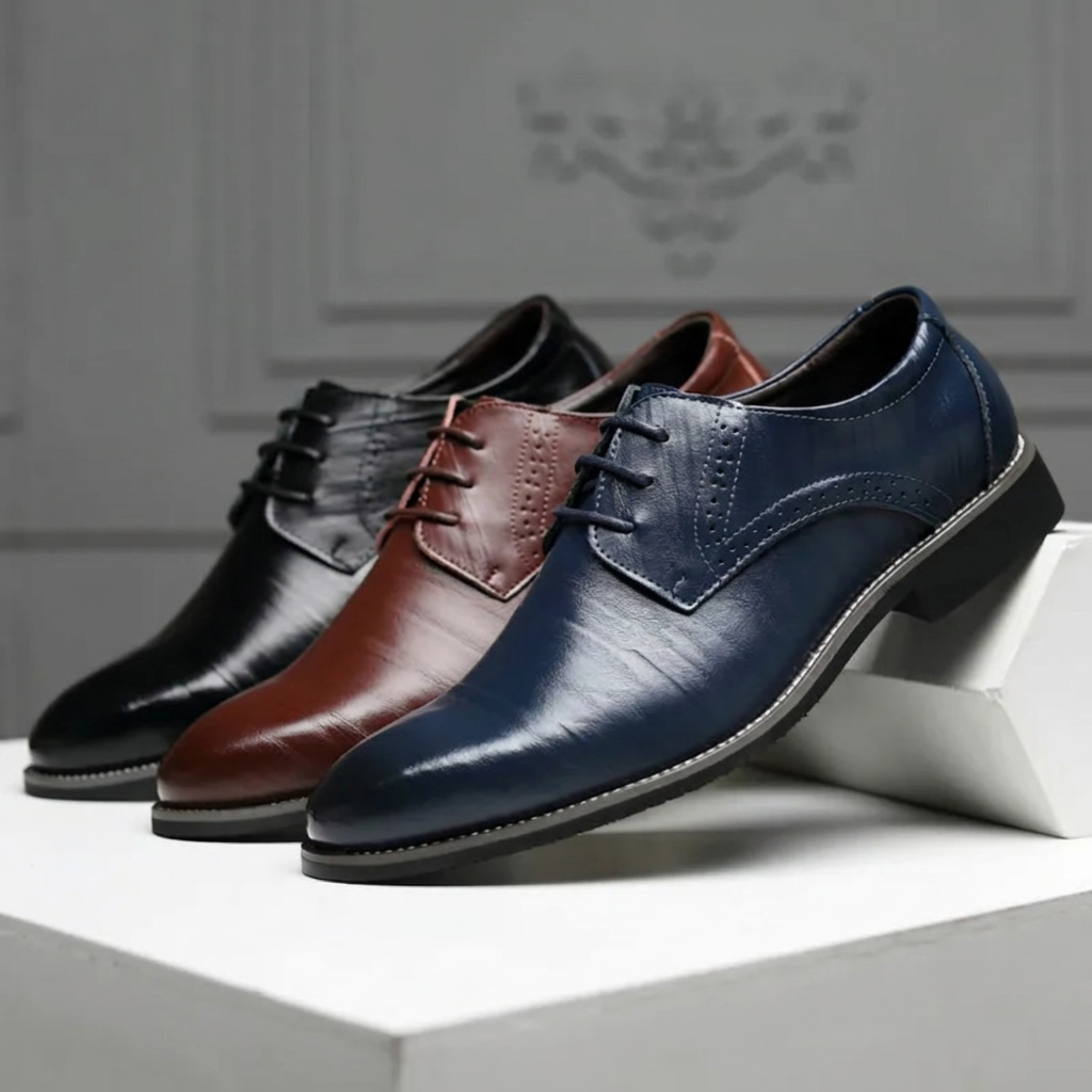 Charles - Smooth Leather Oxford Shoes - view 6