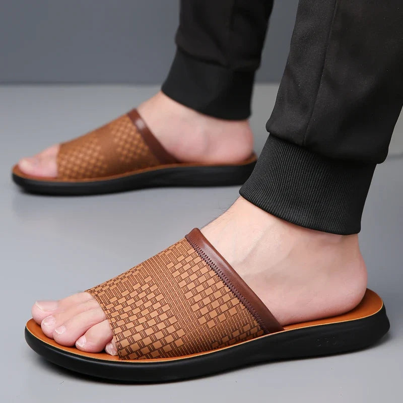 Chase - Woven Slide Sandals - view 6