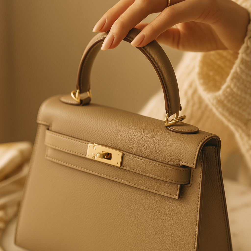 Structured Top-Handle Handbag