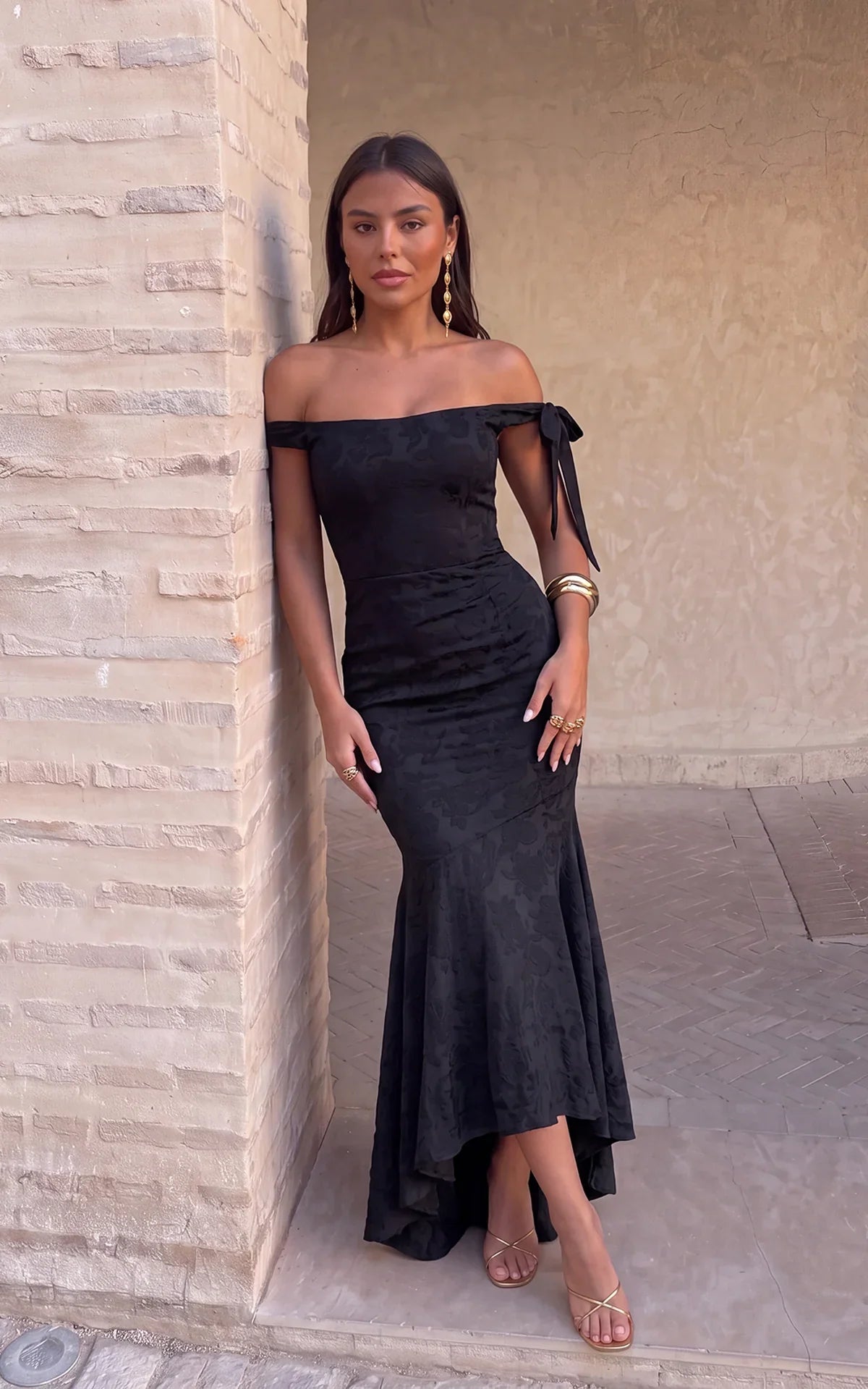 Juliette - Asymmetric Chiffon Cocktail Dress