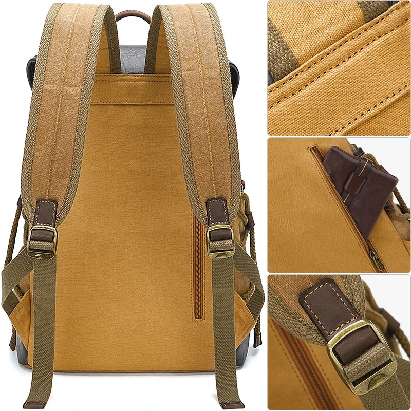 Scott - Reinforced Canvas Backpack - view 7