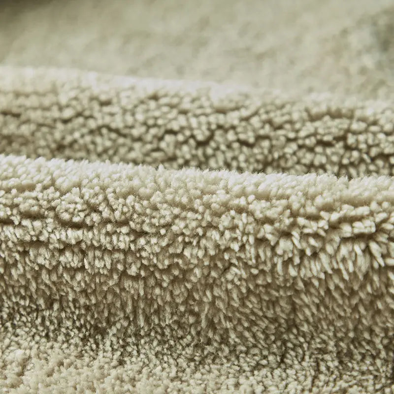 Émile | Velvet Lamb Wool Zip-Up - view 5
