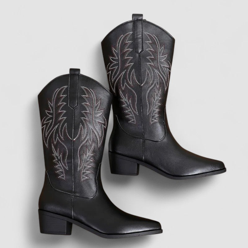 Claire - Classic Arch-Support Cowboy Boots