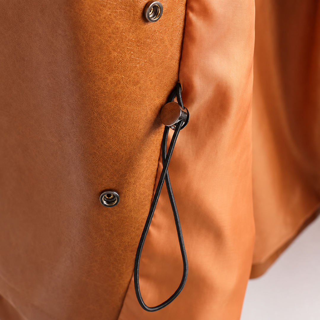 Chelsea - Double-Breasted Leather Jacket - view 9