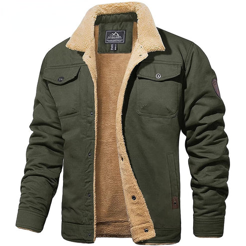Cole | Sherpa-Lined Bomber Jacket - view 6