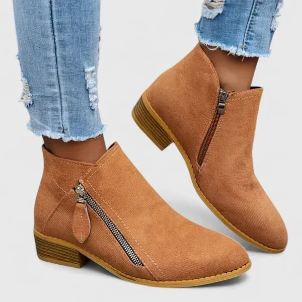 Juniper - Zip Arch-Support Ankle Boots