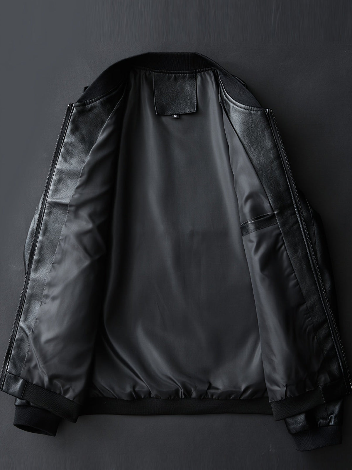 Sawyer | Classic Faux Leather Jacket - view 5