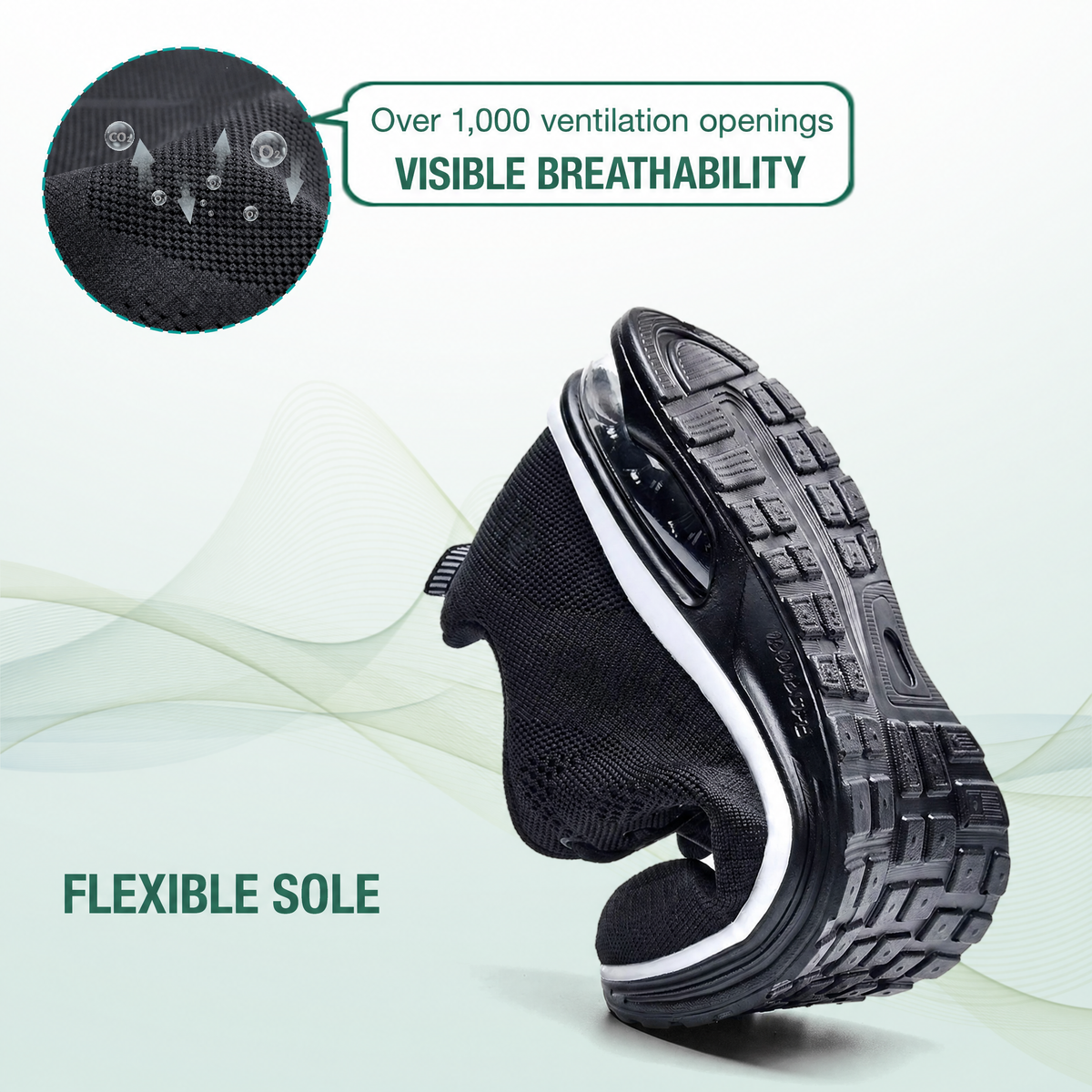 All-Black Comfort Shoes