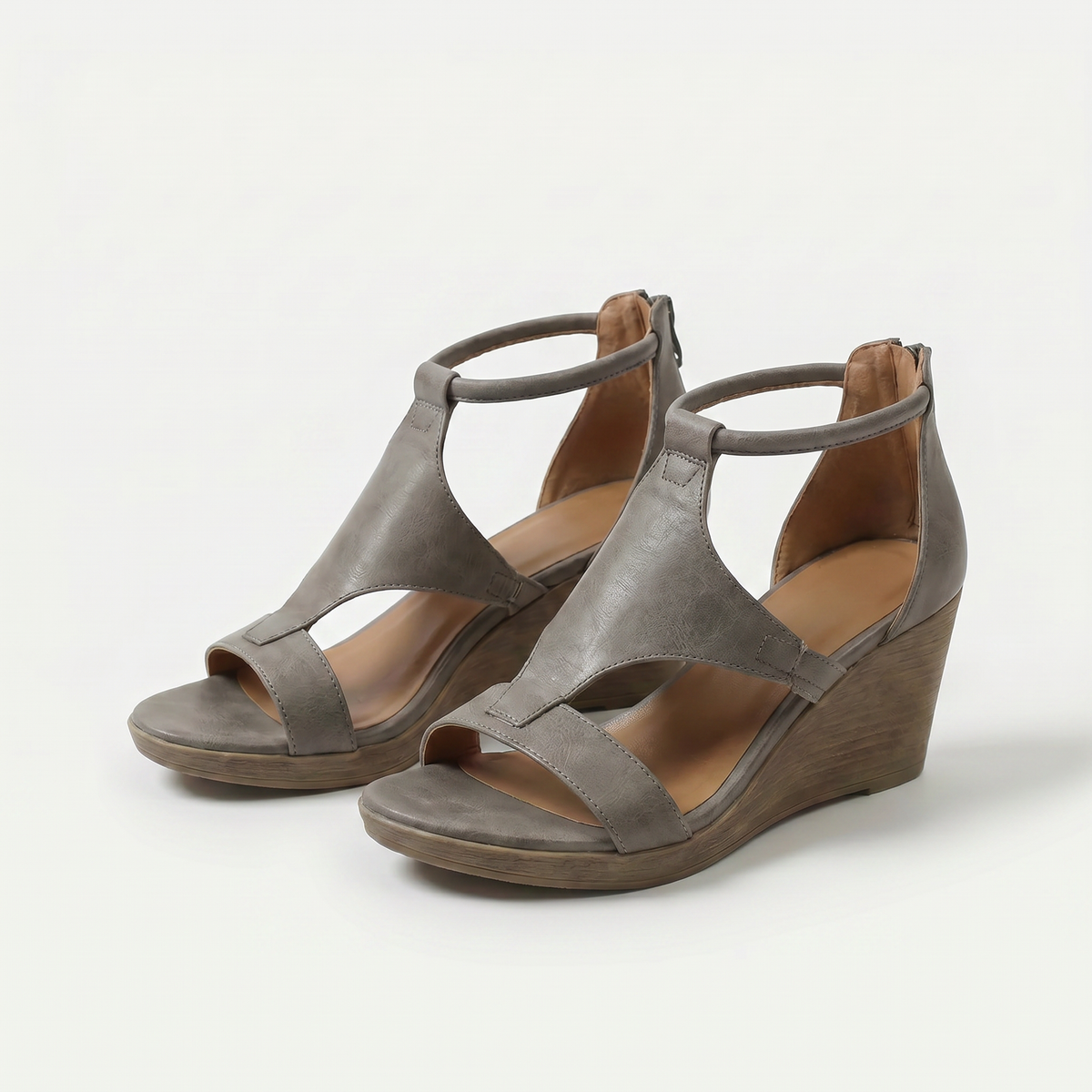 Béatrice - Elegant Comfort Wedge Sandals