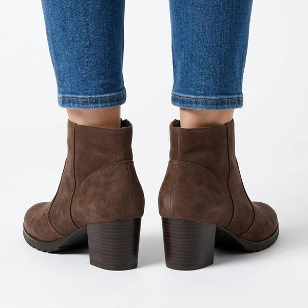 Rita - Strap Block-Heel Ankle Boots