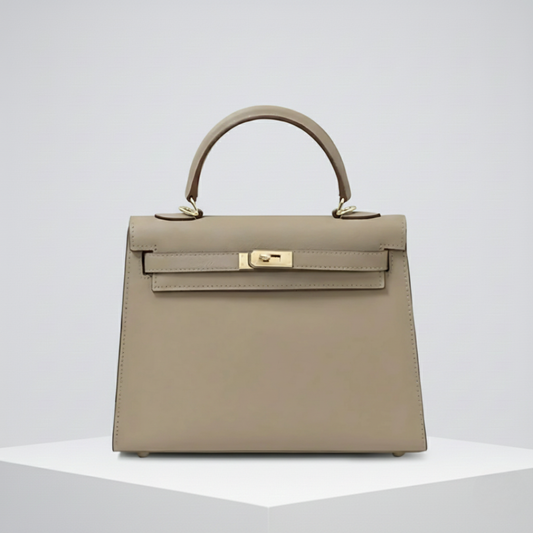 Structured Top-Handle Handbag