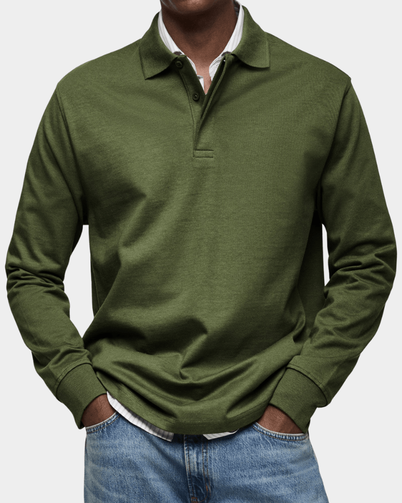 Neil - Long-Sleeve Polo Shirt