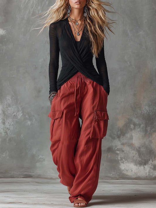 Wren - Mesh Top & Cargo Set