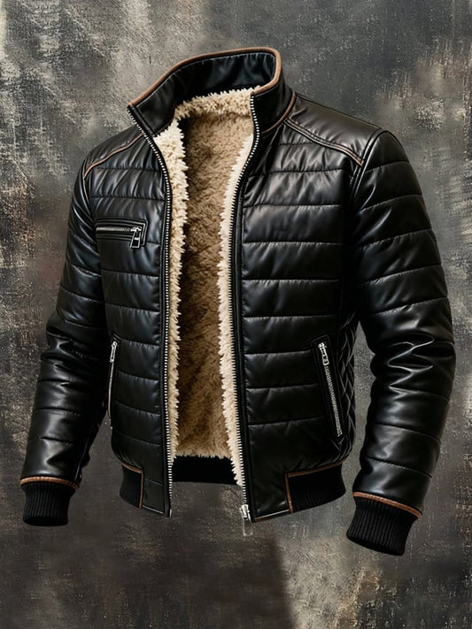 Parker - High-Collar Quilted Jacket