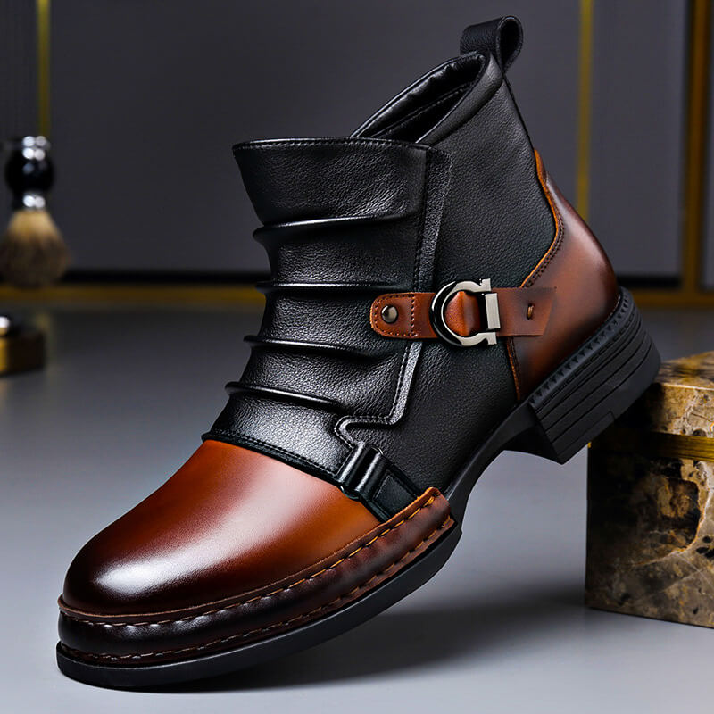 Jonah - Buckle-Detail Ankle Boots