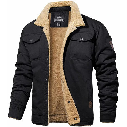 Cole | Sherpa-Lined Bomber Jacket - view 2