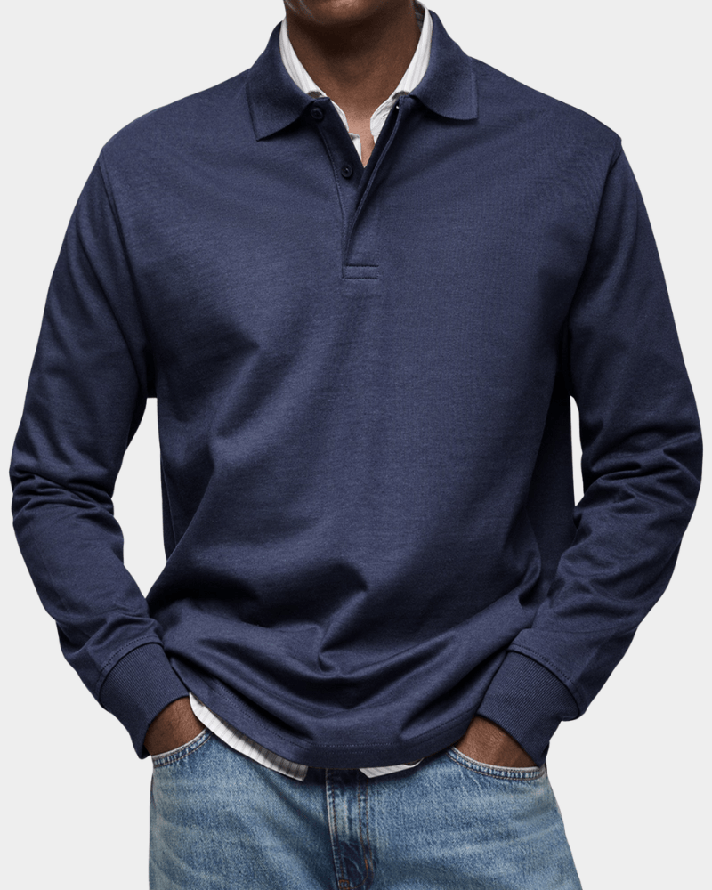 Neil - Long-Sleeve Polo Shirt