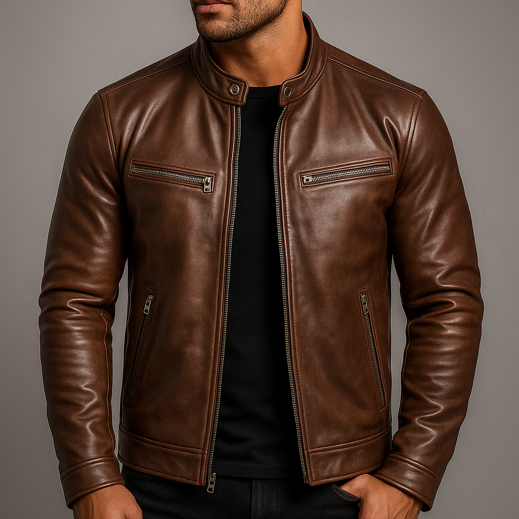 Tucker | Vintage Leather Jacket - view 6
