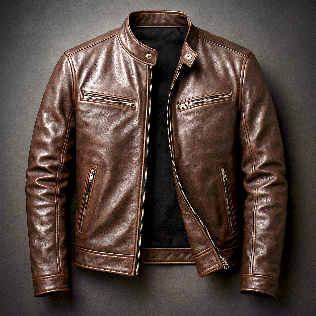 Tucker | Vintage Leather Jacket - view 2