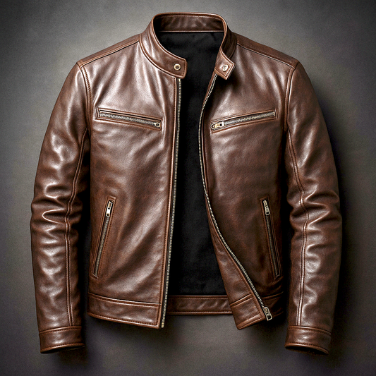 Tucker | Vintage Leather Jacket - view 2