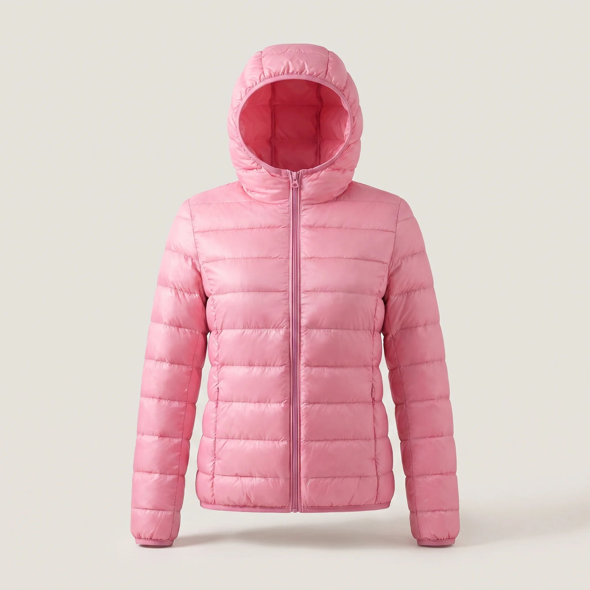 Stacey - Windproof Hooded Jacket - Pink