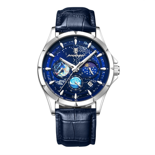 Orion | Celestial Multi-Dial Leather Watch - view 2