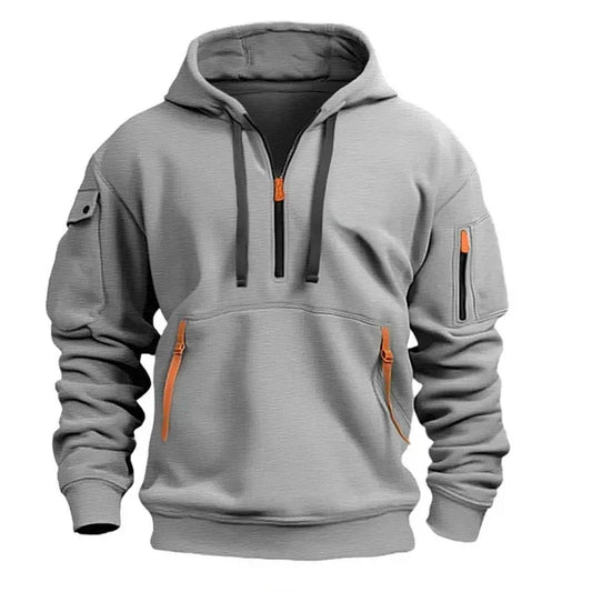 Tyler - Half-Zip Utility Hoodie