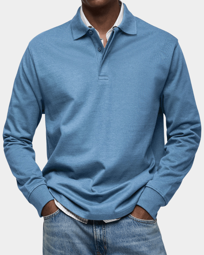 Neil - Long-Sleeve Polo Shirt