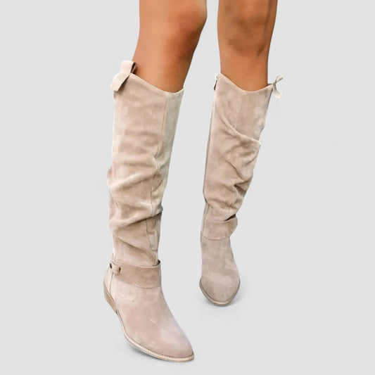 Nora - Knee-High Slouch Arch-Support Boots
