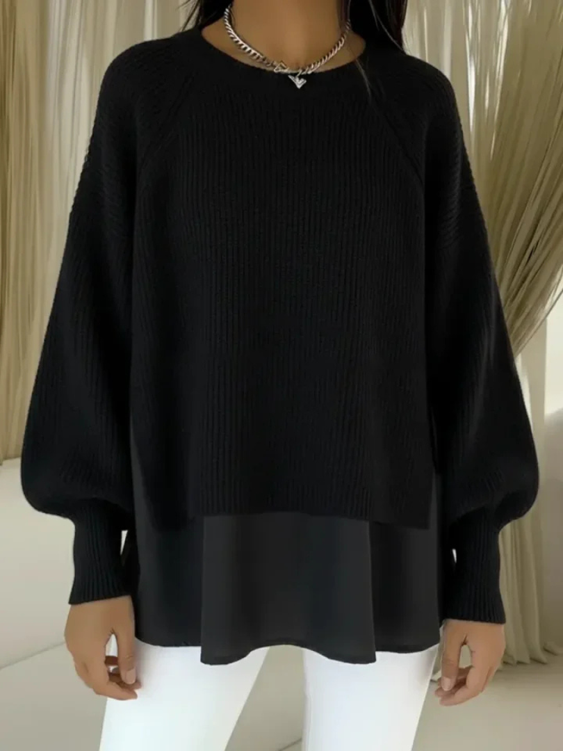 Delphine - Two-Piece Effect Sweater - view 5