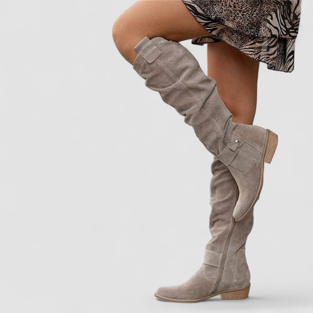 Hazel - Tall Arch-Support Riding Boots