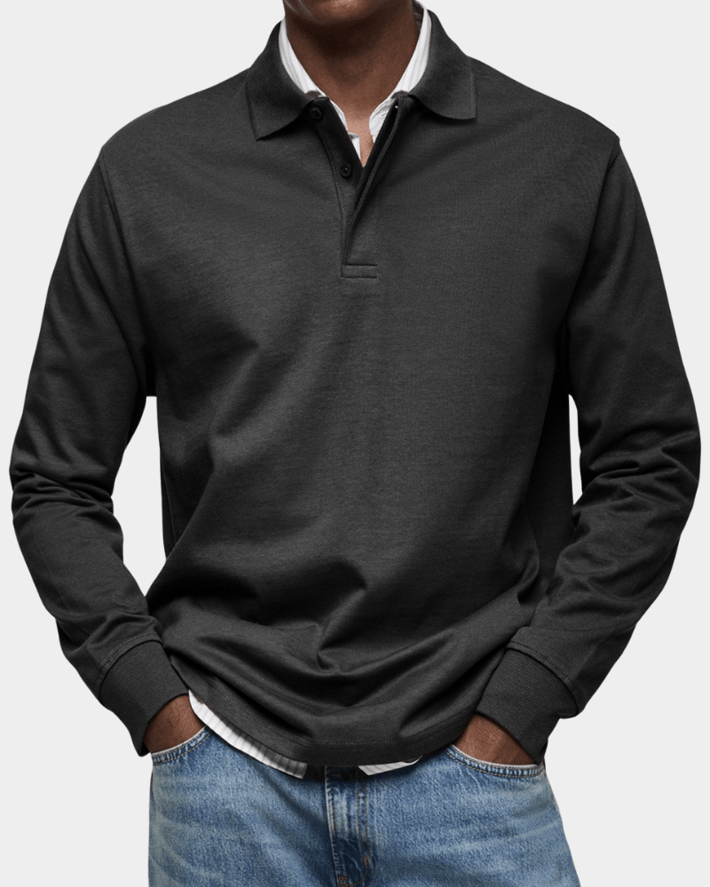 Neil - Long-Sleeve Polo Shirt
