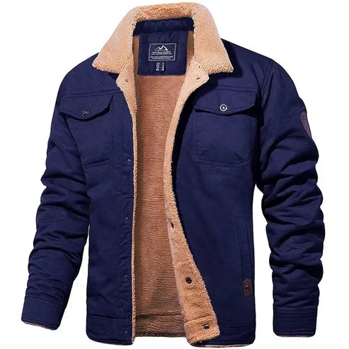 Cole | Sherpa-Lined Bomber Jacket - view 5