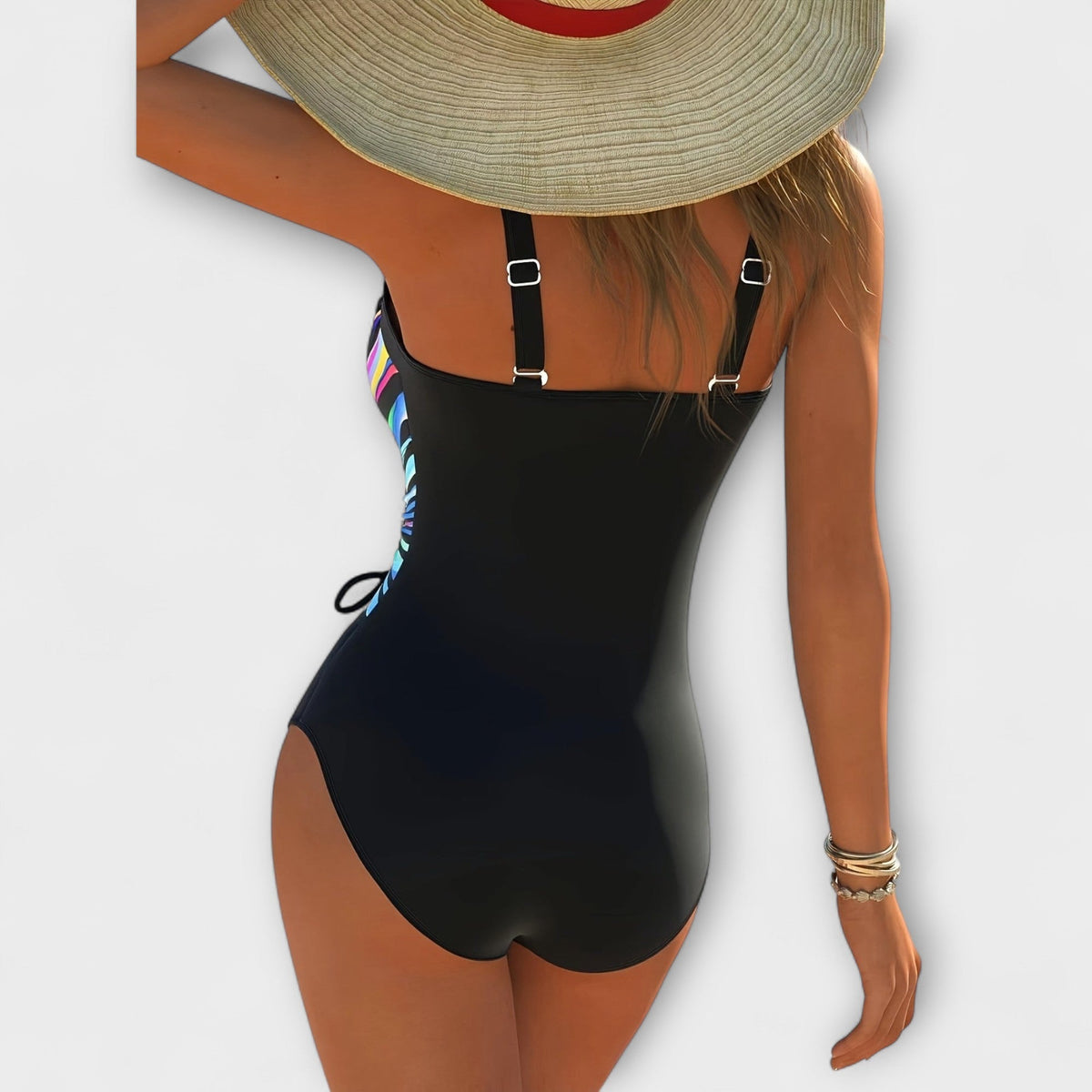 Teresa | Cross-Front One-Piece Swimsuit - view 3