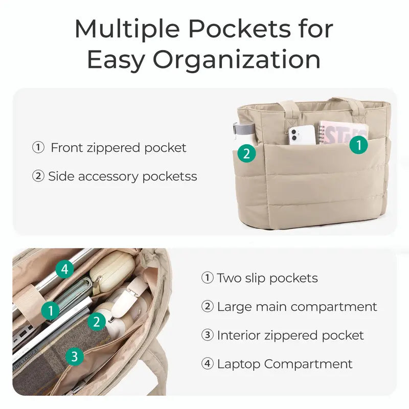Puffer Tote Bag