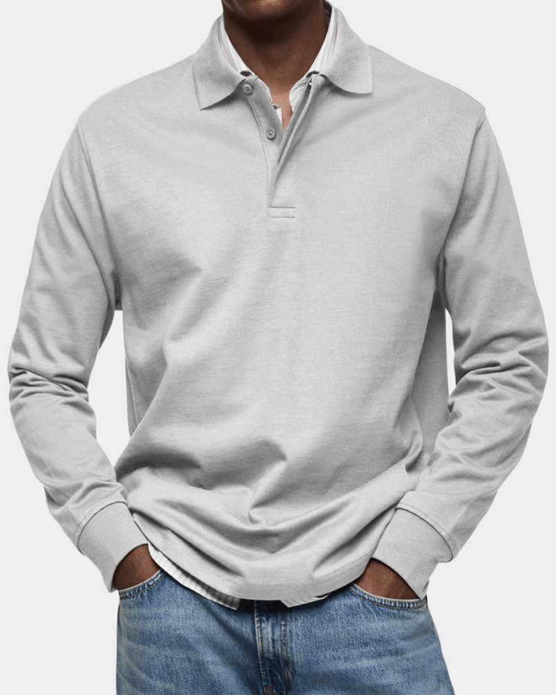 Neil - Long-Sleeve Polo Shirt