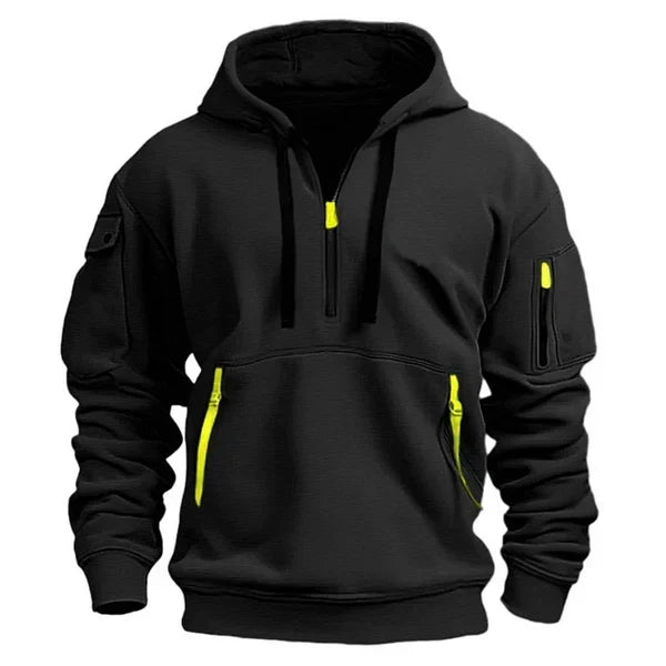 Tyler - Half-Zip Utility Hoodie