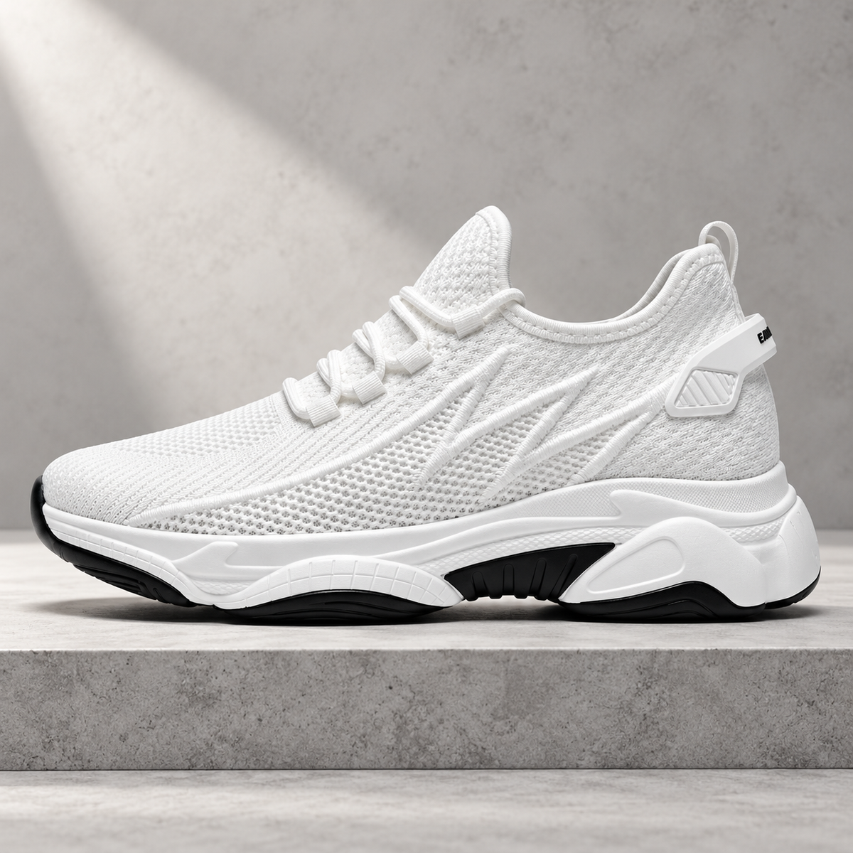 Carolyn - Hidden-Lift Knit Sneakers