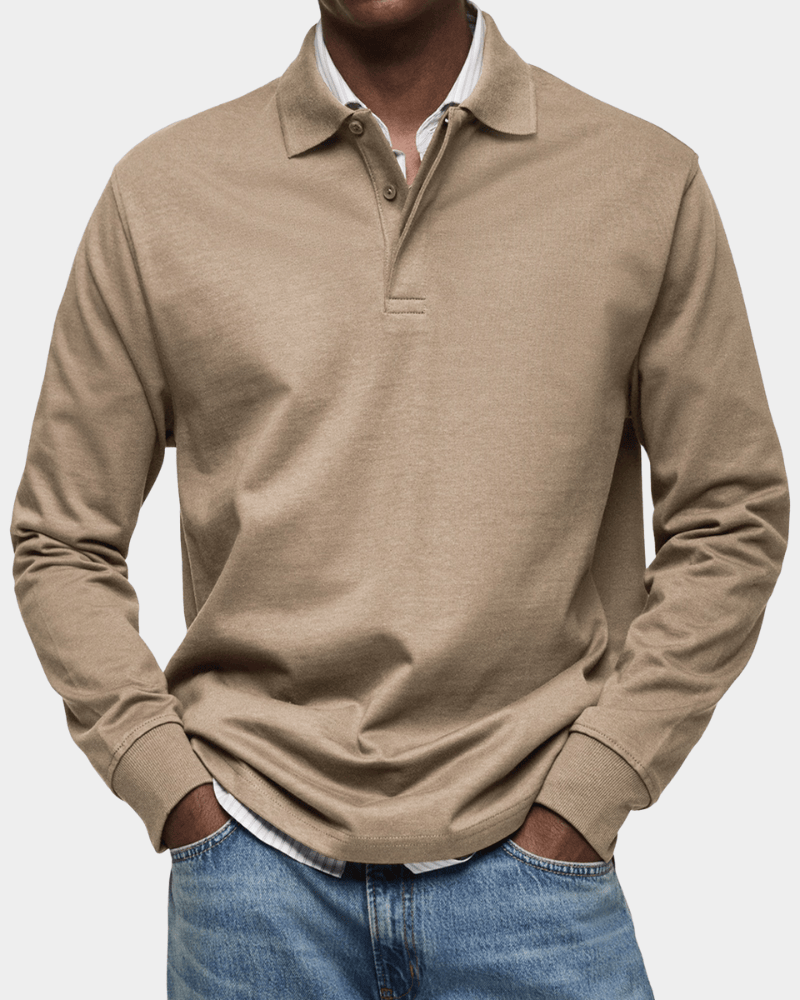 Neil - Long-Sleeve Polo Shirt