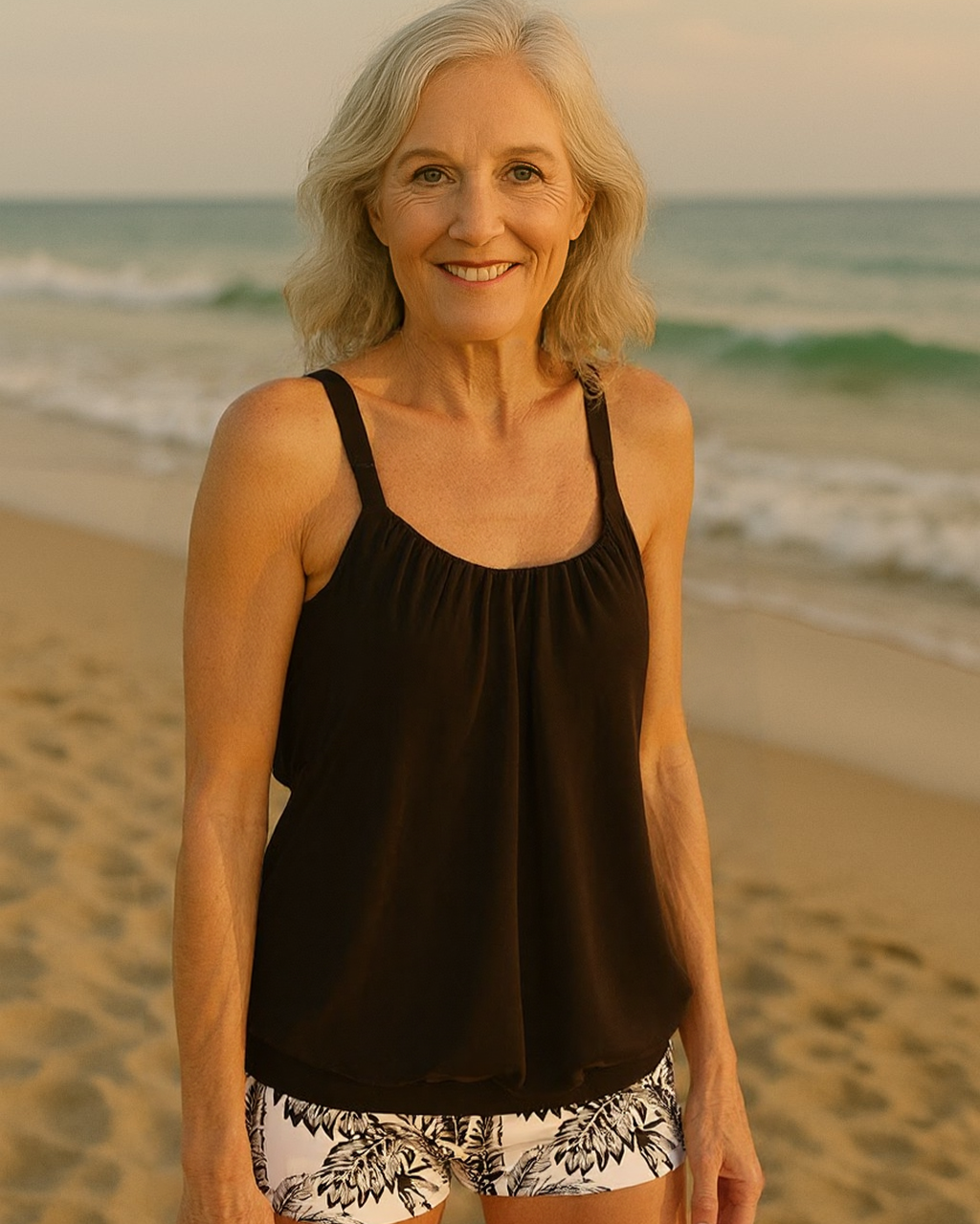 Alice | Tankini Set with Swim Shorts - view 2