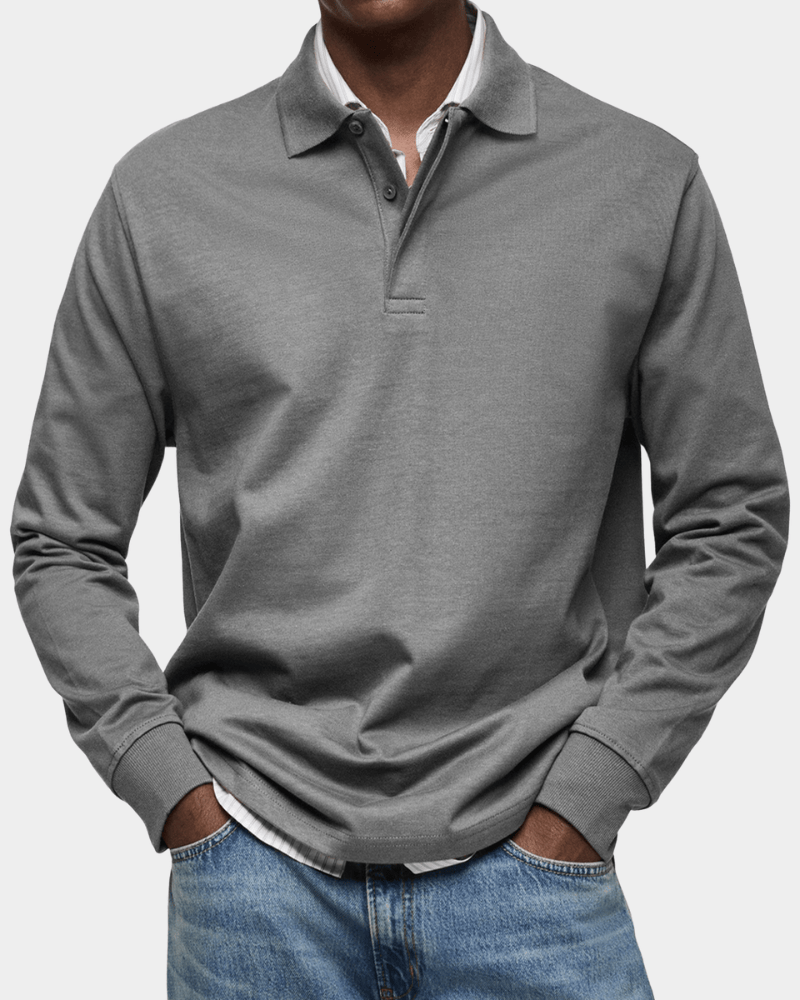 Neil - Long-Sleeve Polo Shirt