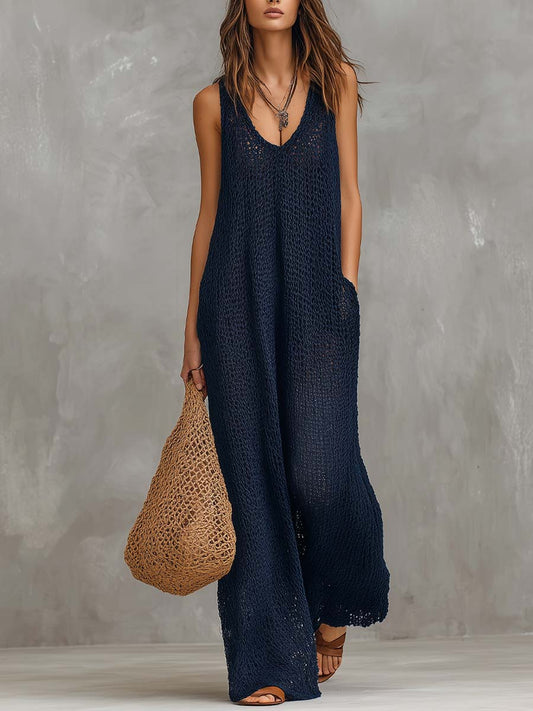 Madison - Knitted Vacation Jumpsuit