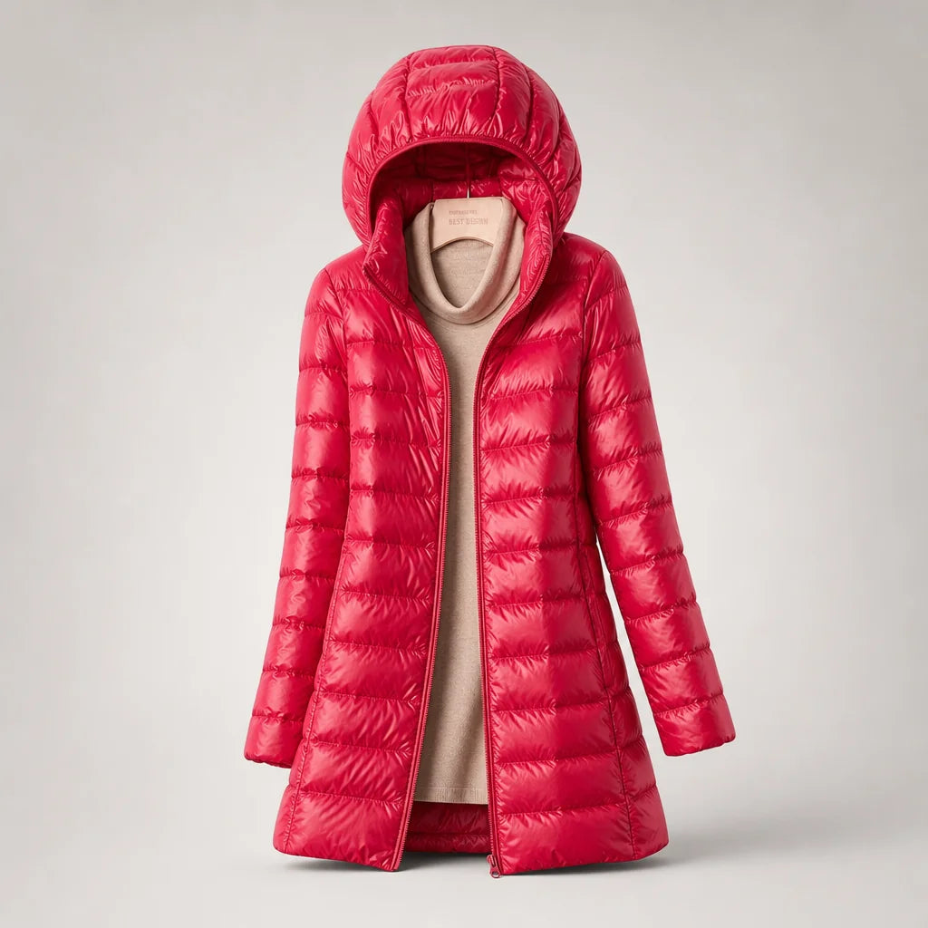 Sasha - Ultralight Down Jacket - Fuchsia