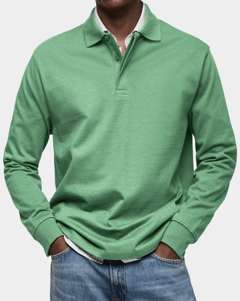 Neil - Long-Sleeve Polo Shirt
