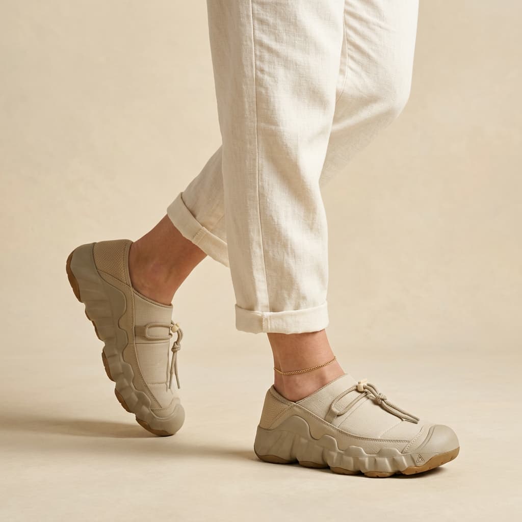 Olive - Slip-On Canvas Sneakers