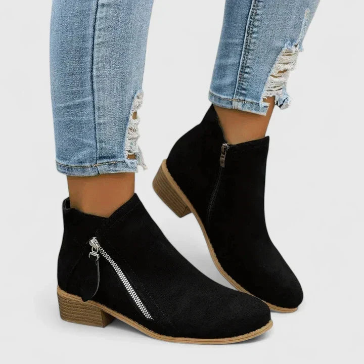 Juniper - Zip Arch-Support Ankle Boots