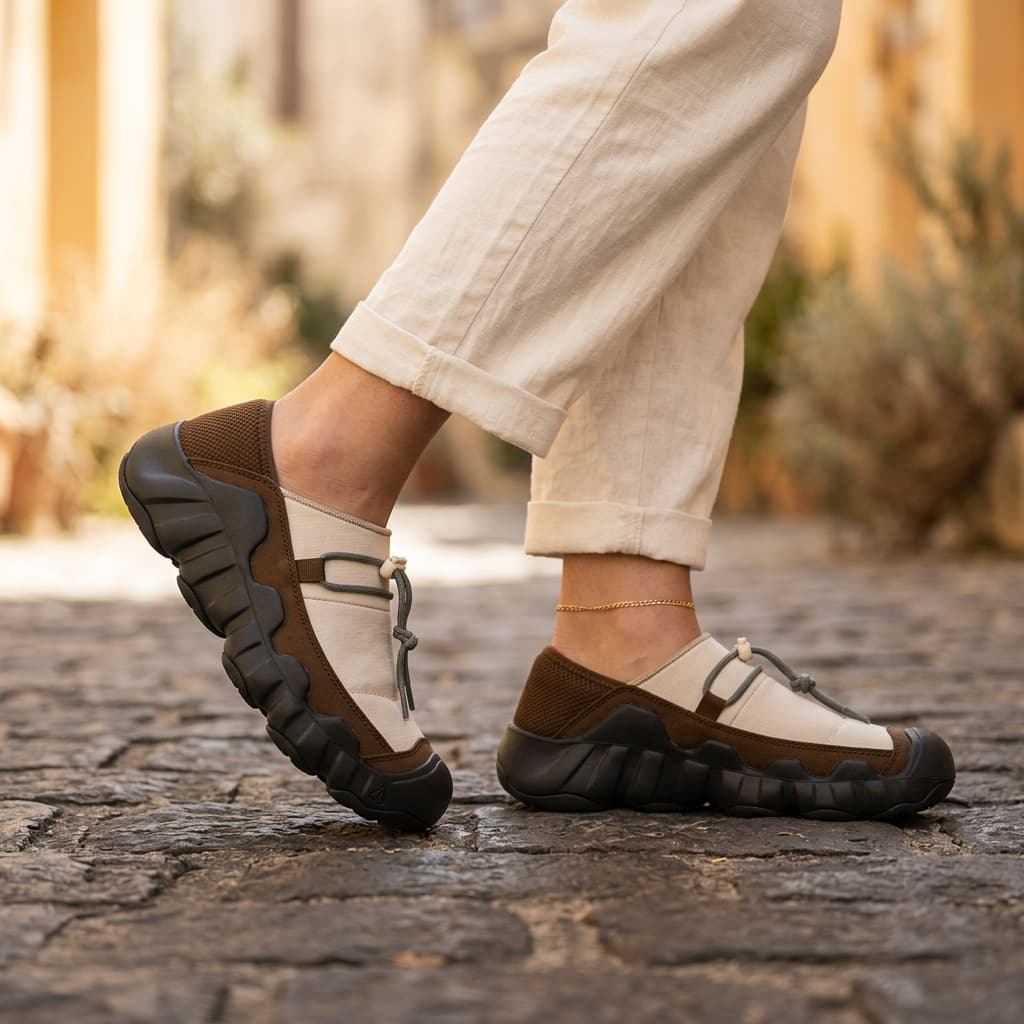 Olive - Slip-On Canvas Sneakers