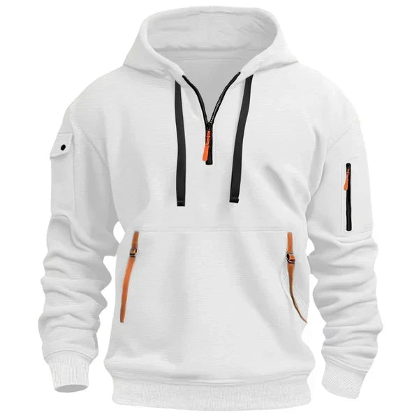 Tyler - Half-Zip Utility Hoodie